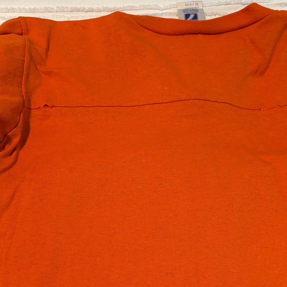 Vintage Cleveland Browns Kids Orange T-Shirt - Picture 7 of 10
